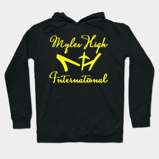 Myles High International Script Yellow Hoodie